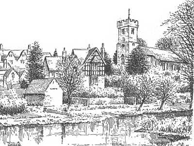 Bidford on Avon, village, Warwickshire