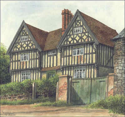 Boningale, timbered house, Shropshire