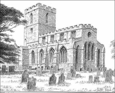 Breedon on the hill, church, Leicestershire