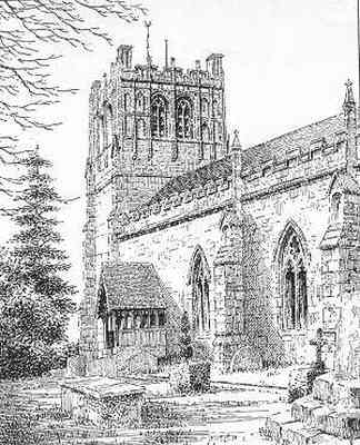 Burford church, Shropshire