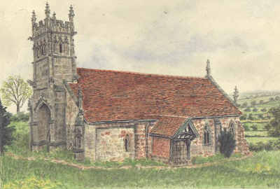 St. Kenelm's church, Clent, Worcestershire