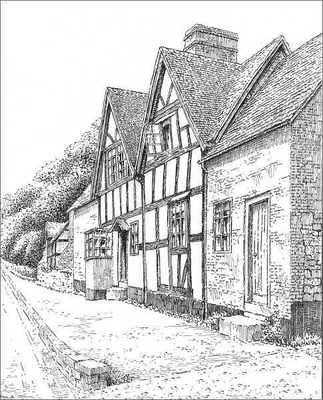 Cleobury Mortimer, cottage, Shropshire
