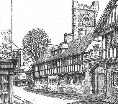 Coventry, Bablake School, Bond's Hospital, St. John's church, Warwickshire