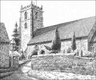 Curdworth church, Warwickshire