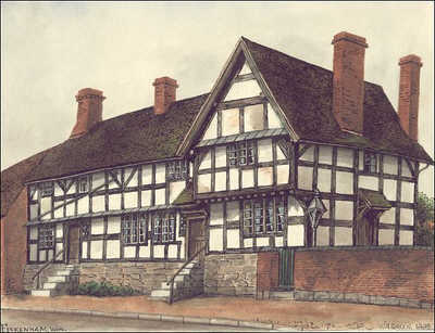 Feckenham, timbered houses, Worcestershire
