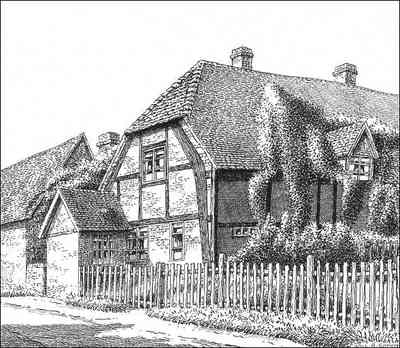 Handsworth, cruck house, Slack Lane, Birmingham