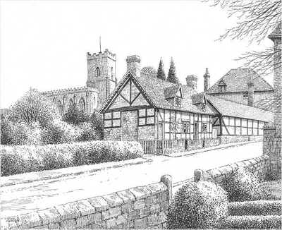 Hartlebury, village, Worcestershire