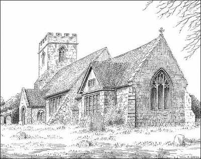 Haseley, church, Warwickshire