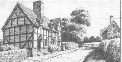Haselor, cottages, Warwickshire