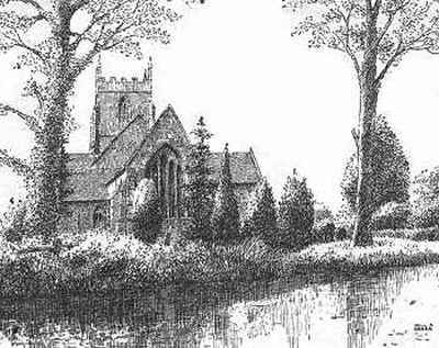 Kempsey church, Worcestershire