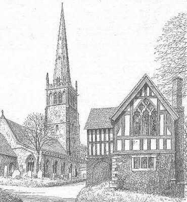 Kings Norton , church, school, Birmingham