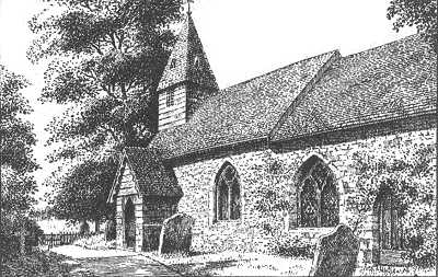 Kinwarton church, Alcester, Warwickshire