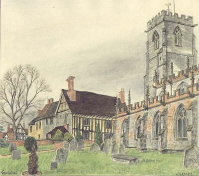 Knowle church, Guild House, Warwickshire