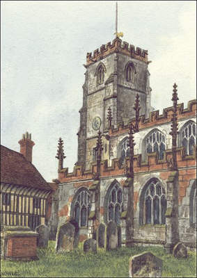 Knowle church, Guild House, Warwickshire