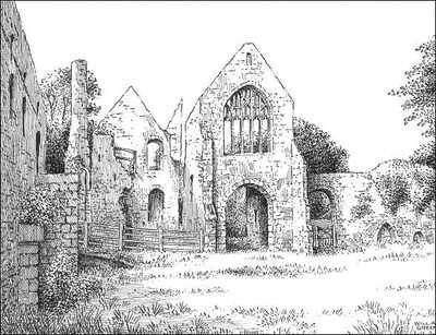 Lamphey, Bishops Palace, Pembrokeshire