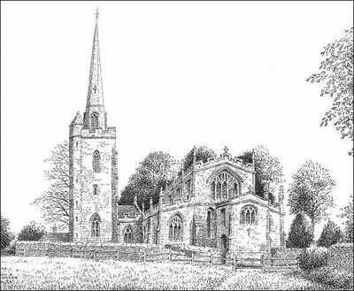 Lapworth church, Warwickshire