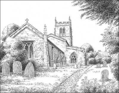 Leamington Hastings, church, Warwickshire