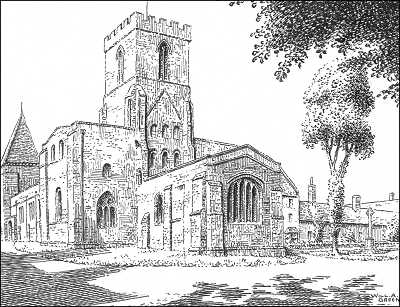 Melbourne, church, Derbyshire