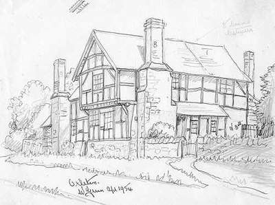 Orleton, timbered house, Herefordshire