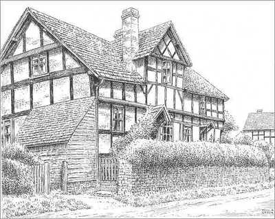 Pembridge, cottage, Herefordshire