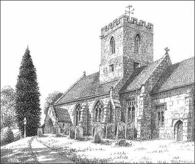 Rowington, church, Warwickshire