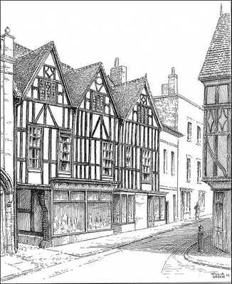 Shrewsbury, Prouds Mansion, Milk Street, Shropshire