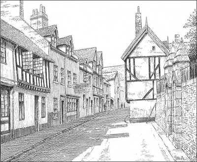 Shrewsbury, Fish Street, Shropshire