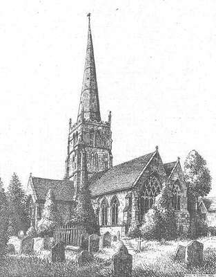 Solihull church, Warwickshire