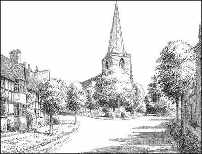 Tanworth in Arden, village, Warwickshire