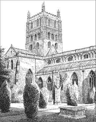 Tewkesbury Abbey, Gloucestershire