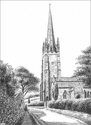 Weobley, church, Herefordshire