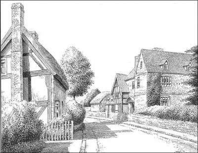 Wootton Wawen, village, Warwickshire