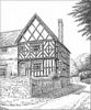 Yarpole, Herefordshire, timbered house