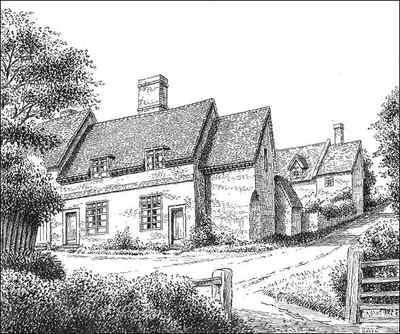 Yardley, cottages, Pool Lane, Birmingham